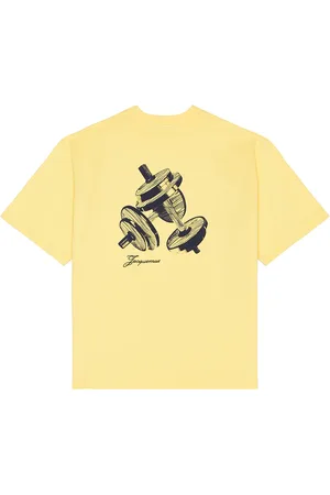 Jacquemus Le T-Shirt Halteres in - Yellow. Size M (also in S).