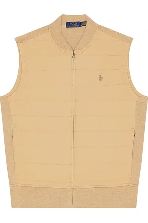 Ralph Lauren Double Knit Hybrid Quilted Vest in - Brown. Size L (also in S).