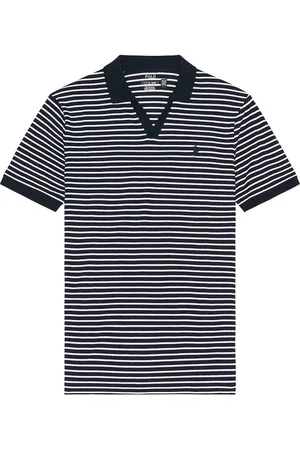 Ralph Lauren Short Sleeve Johnny Collar Polo in - Blue. Size L (also in M, S).