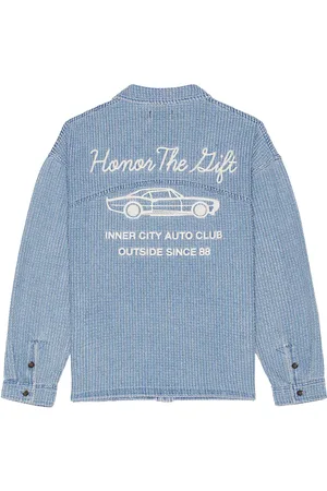 HONOR THE GIFT Honor Inc Cover Shirt in - Blue. Size S (also in ).