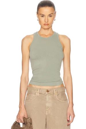 SABLYN Jameela Tank Top in - Sage. Size L (also in M, S, XS).