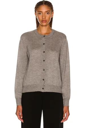 The Row Battersea Cardigan in - Light Grey. Size L (also in XL).