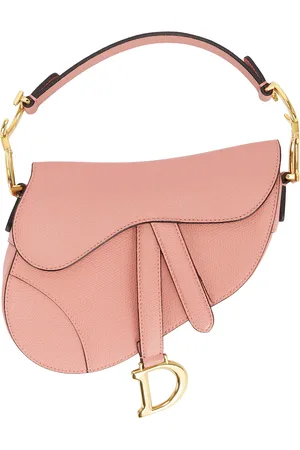 Dior Mini Saddle Bag in - Rose. Size all.