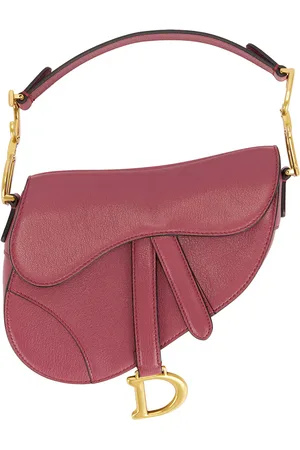 Dior Saddle Bag in - ,Burgundy. Size all.