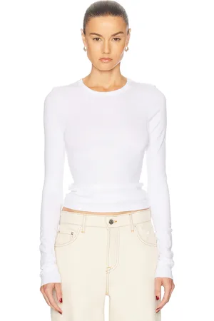 GRLFRND Crew Neck Extra Long Sleeve Tee in - . Size L (also in M, S).