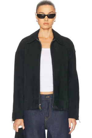 GRLFRND Alek Suede Jacket in - . Size L (also in M, S, XL, XS).
