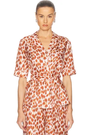 ERES Tlemeda Pajama Top in - Rust. Size 40 (also in 42).