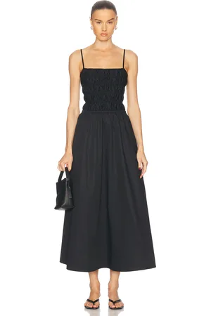 Solid The Delta Dress in - Black. Size L (also in M, S, XS).
