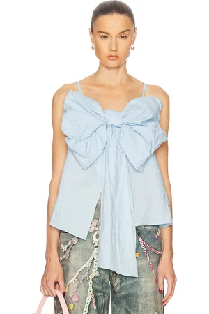 Acne Studios Tanessa Top in - Baby Blue. Size 34 (also in 36, 42).