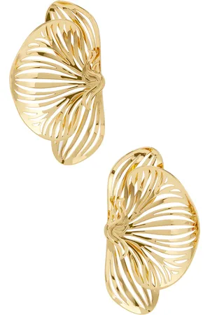 Jennifer Fisher Orchid Earrings in - Metallic Gold. Size all.