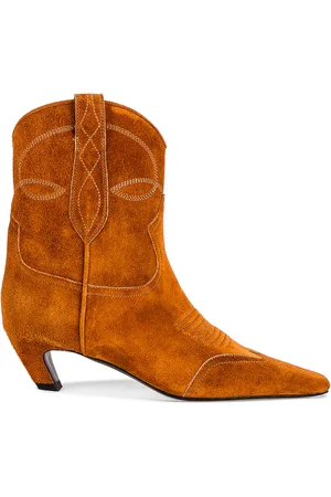 Khaite Dallas Ankle Boots in - Brown. Size 38 (also in 41).