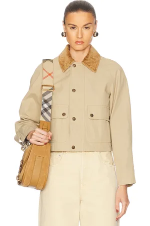 Burberry Field Jacket in - . Size 0 (also in 2, 4, 6).