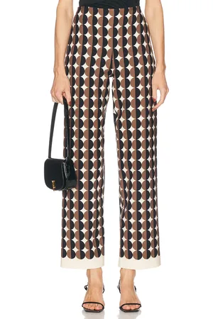 Oscar de la Renta Wide Leg Pant in - Brown. Size 0 (also in 2).