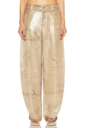 Alexander Wang Wide Leg Pant in - Metallic Gold. Size 0 (also in 2).