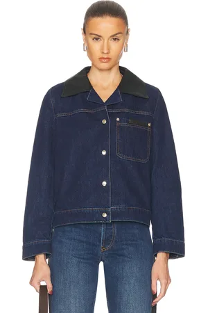 WALES BONNER Sea Denim Jacket in - Blue. Size L (also in M, S, XS).