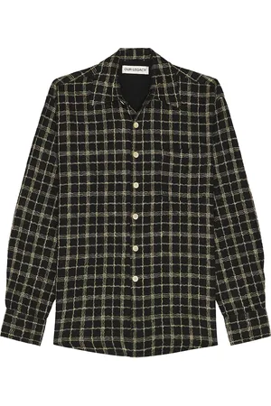 OUR LEGACY Above Button Down Shirt in - Black. Size 48 (also in ).