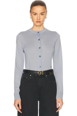 Burberry Long Sleeve Cardigan in - Blue. Size M (also in S, XS).