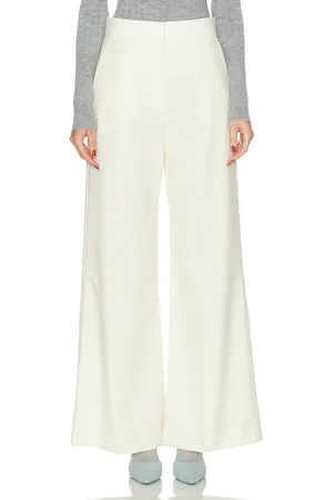 Givenchy Low Waist Wide Leg Pant in - Ivory. Size 36 (also in 38, 40).