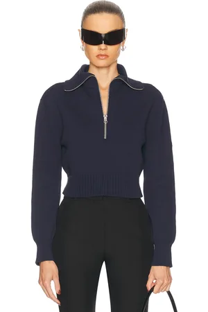 Courrèges Trucker Cotton Sweater in - . Size L (also in M, S, XS).
