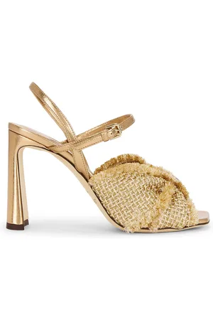 Jimmy Choo Annika 95 Sandal in - Neutral. Size 36 (also in 36.5, 37.5, 38, 39, 40, 41).