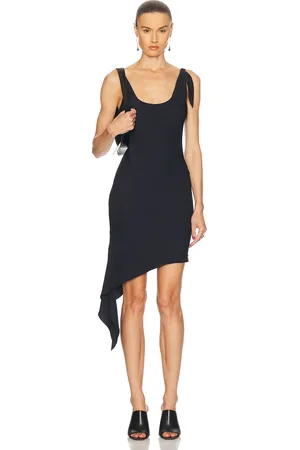 Courrèges Knot Tech Crepe Dress in - . Size 34 (also in 36, 38, 40, 42).