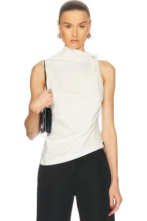 Courrèges Twisted Top in - White. Size L (also in M).