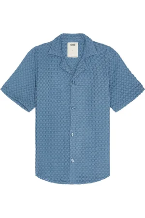 Oas Coronet Cuba Waffle Shirt in - . Size L (also in M, S, XL/1X).