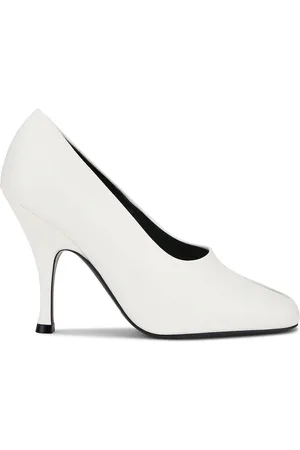 Khaite Eva 100 Peep Toe Pump in - White. Size 36 (also in 36.5, 41).