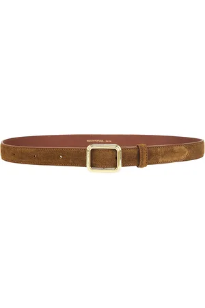LIÉ STUDIO Georgia Wide Belt in - Brown. Size 75 (also in 85, 95).