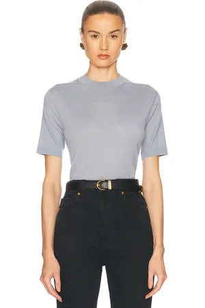 Burberry Short Sleeve Top in - Blue. Size L (also in M, S, XS).
