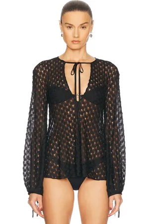 Missoni Laced Blouse in - Black. Size 36 (also in 40).