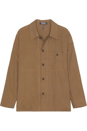 WAO The Linen Shirt Jacket in - . Size L (also in M, S, XL/1X).