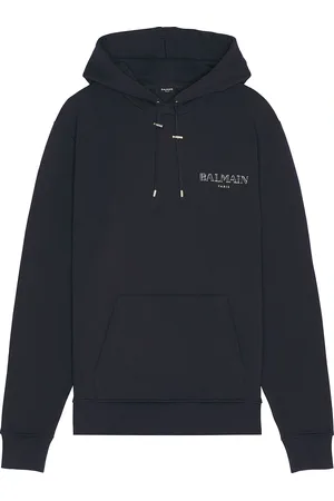 Balmain Vintage Gel Hoodie in - Black. Size L (also in M, S, XL/1X).