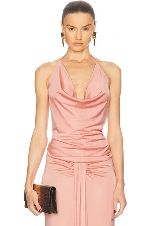 Tom Ford Cowl Collar Tank Top in - Pink. Size 36 (also in 38, 40, 42).