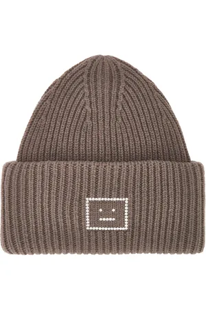 Acne Studios Pansy Crystal Beanie in - Beige. Size all.