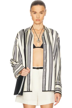 Heirlome Vivi Stripe Shirt in - Black,White. Size L (also in M, S, XS).