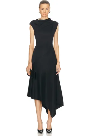 Alexander McQueen Drapey Jersey Dress in - . Size 42 (also in ).
