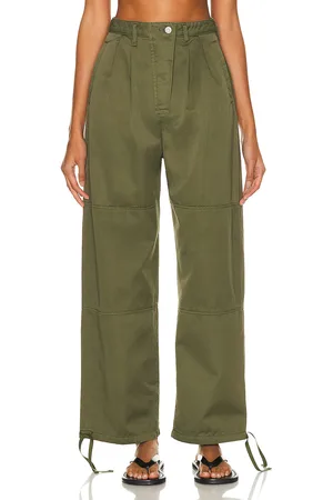 Moussy Fayette Cargo Pant in - Army. Size L (also in ).
