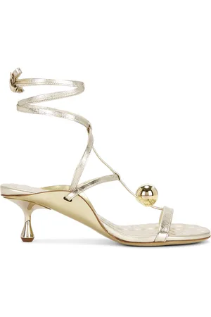 Jimmy Choo Zyra 50 Sandal in - Metallic . Size 36 (also in 36.5, 37, 38, 39, 39.5, 40, 41).