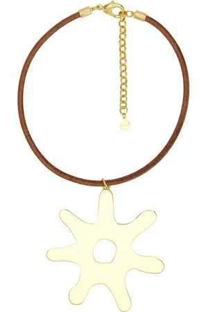 Eliou Soleil Necklace in - Metallic Gold. Size all.