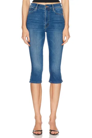 Mother The Stunner Zip Bunny Snip in - Blue. Size 23 (also in 24, 26, 27, 28, 29, 30).