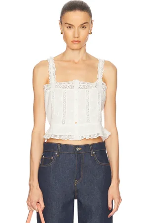 LOVESHACKFANCY Vietta Cami Top in - . Size L (also in M, S).