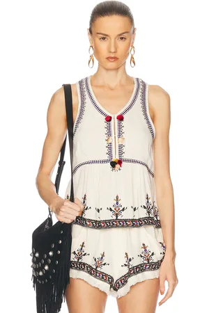 Isabel Marant Kourtney Top in - Ivory. Size 34 (also in 36, 38, 40, 42).