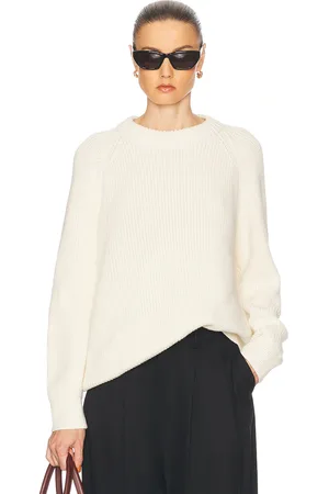 Jenni Kayne Oversized Cotton Fisherman Sweater in - . Size L (also in M, S, XL, XS).