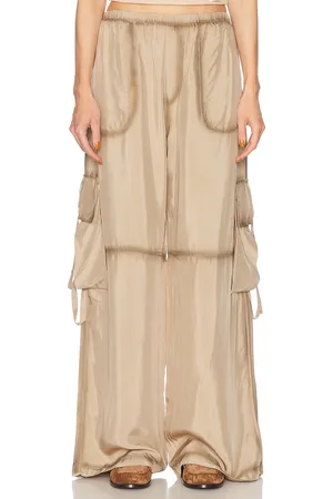 Acne Studios Pock Fluid Cargo in - Taupe. Size 40 (also in 42).