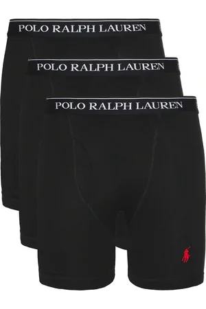Ralph Lauren Classic Fit Cotton 3 Pack Boxer Brief in - Black. Size L (also in M, XL/1X).