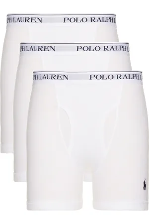 Ralph Lauren Classic Fit Cotton 3 Pack Boxer Brief in - White. Size L (also in M, S, XL/1X).
