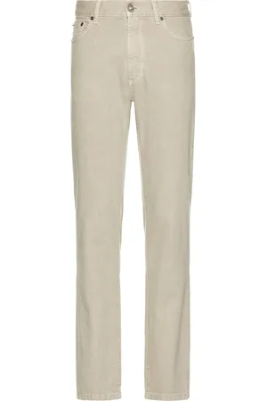 Ermenegildo Zegna Pure Cotton Pants in - Taupe. Size 30 (also in 32, 34).