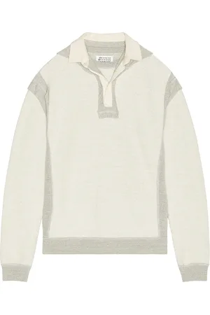Maison Margiela Collared Sweatshirt in - Grey. Size L (also in M, XL/1X).