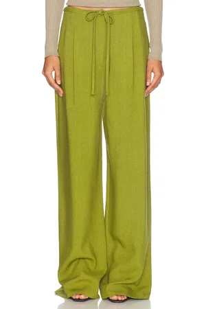 Rohe Relaxed Drawstring Trousers in - Green. Size 34 (also in 38).
